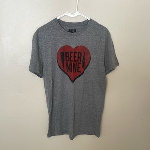 NWOT Leisure Lounge Beer Mine Valentine Tee. Large